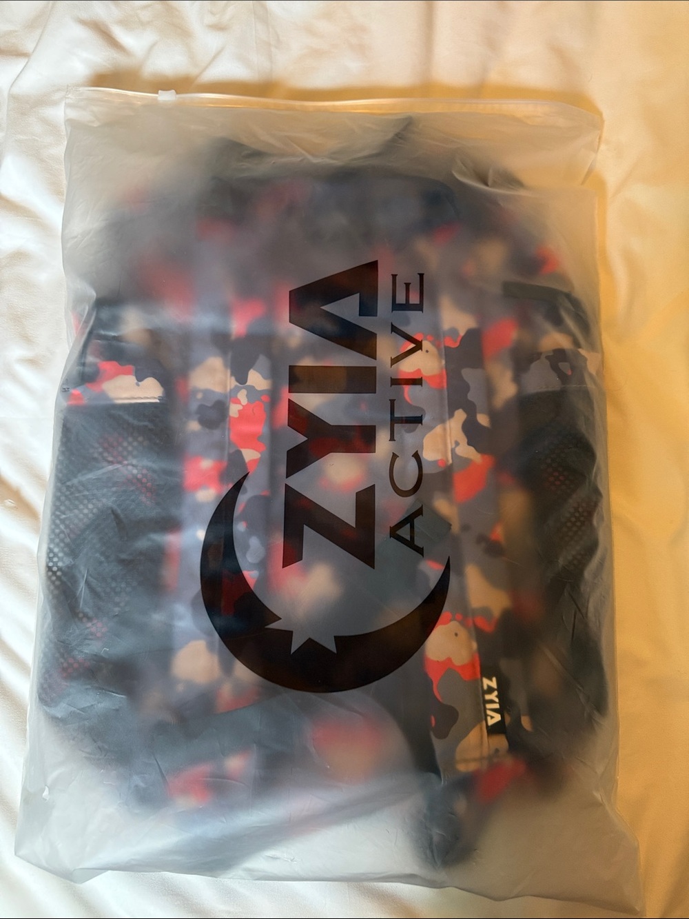 ZYIA Camo Backpack — Gray Red Black - Picture 4 of 7